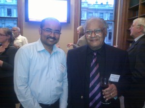 Saravanan with Prof. C.N.R.Rao