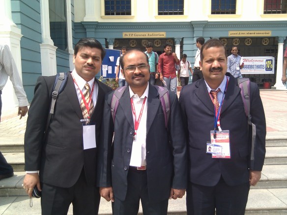 Saravanan at ICONN 2013 conference, INDIA